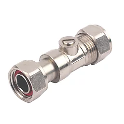 15mm X ½" Straight Service Valve
