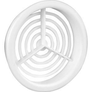 22385 75mm White PVC Circular Soffit Vent
