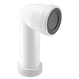 PCE 90° Bend WC Pan Connector Elbow 4"