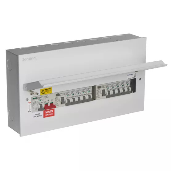 SLCU16DS-FL01 Europa Dual RCCB With MCB Fully Loaded Board
