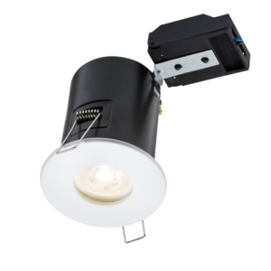 230V IP65 Fixed GU10 Fire-Rated Downlight - White