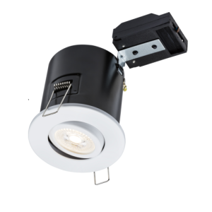 230V IP20 Tilt GU10 Fire-Rated Downlight -White
