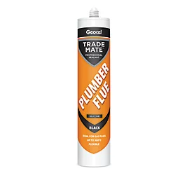 Geocel Trade Mate Plumber Flue Silicone Black 310ml