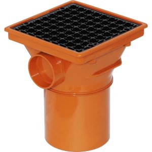 Underground 110mm Hopper Square With Grid