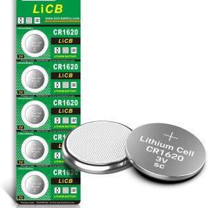 656.779UK Lithium Button Cells CR1620 5 Pack