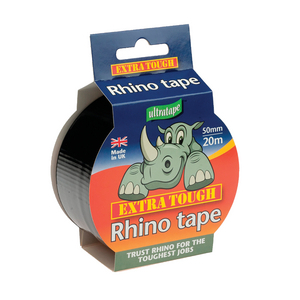 Rhino Cloth Tape Black 50mm X 20m