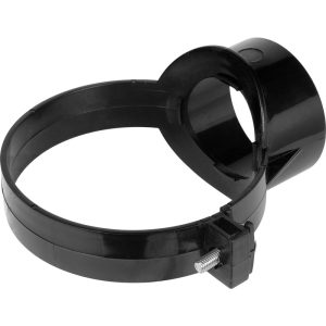 Aquaflow 110mm Push Fit Soil Strap on Boss Black