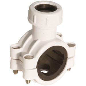 McAlpine Pipe Clamp White
