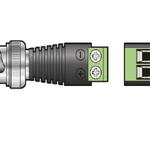 BNC Coaxial Plug with Screw In Terminals