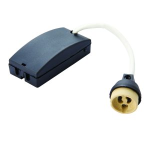 GU10 lampholder & fast fix box 50W