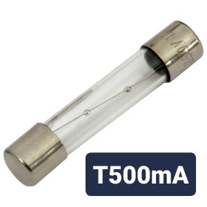787.134UK Fuses 6 x 32mm Slow Blow 500mA