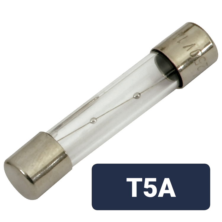 787.144UK Fuses 6 x 32mm Slow Blow 5A