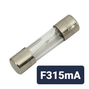 787.255UK Fuses 5 x 20mm Quick Blow 315mA