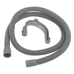 1.5m Washing Machine Waste Pipe Grey
