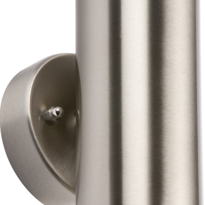 IP20 230V 2x35W max. GU10 Stainless Steel Wall Light