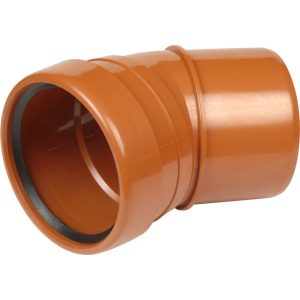 Underground 110mm Single Socket 30° Bend