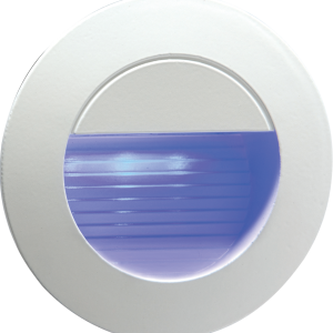 230V IP54 Recessed Round Indoor/Outdoor LED Guide/Stair/Wall Light Blue LED