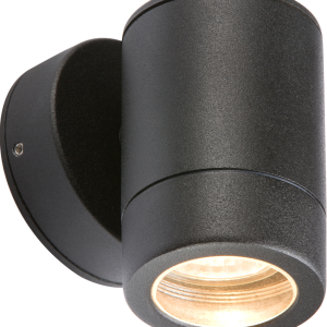 230V IP65 Aluminium Powder Coated Black Fixed GU10 35W Fitting