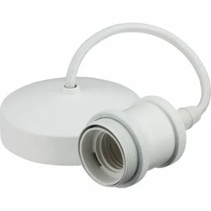 6" E27 Vintage Pendant Set - Matt White