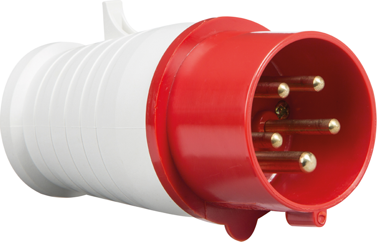 IN0014 415V IP44 16A Plug 3P+N+E