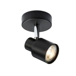 CSP1MB 230V GU10 Single Spotlight - Matt Black
