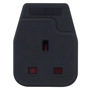 1 Gang 13 Amp Trailing Socket – Unswitched – Black