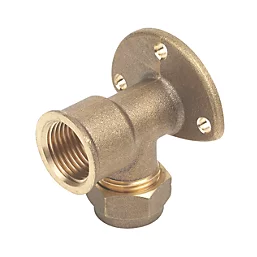 15mm X ½" Back Plate Elbow