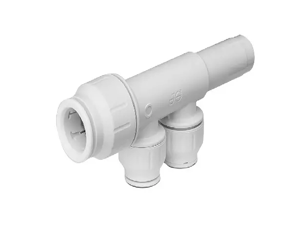JG Speedfit 2 Port Manifold With Stem 22mm X 15mm