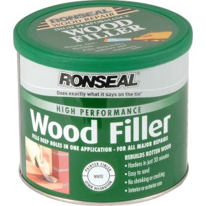 Ronseal High Performance Wood Filler White 500g
