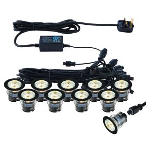 73349 IkonPRO CCT 3000K/4000K 35mm kit black IP67 0.75W