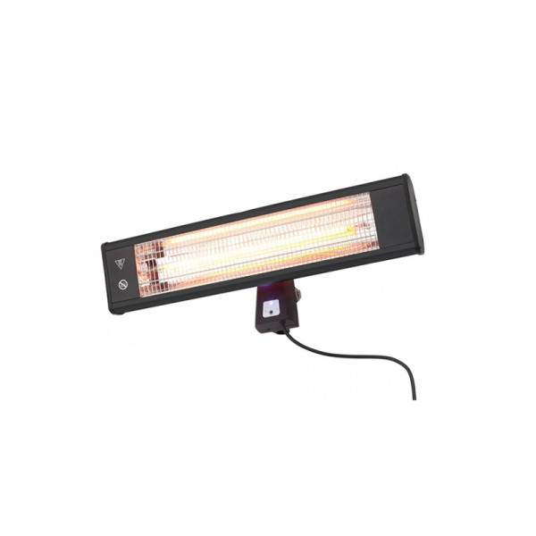 ZR-32298 -BLK Blaze Black Wall Mounted Patio Heater IP44