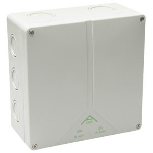 ABOX160 Spelsberg IP65 Moulded Grey PVC Box 180x180x91mm