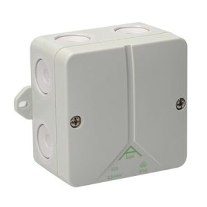 ABOX25 Spelsberg IP65 Moulded Grey PVC Box 80x80x52mm