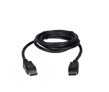 122.428UK 4K Displayport Plug to Plug Lead 1.8m