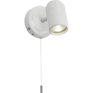 230V IP44 GU10 Single Spotlight - Matt White