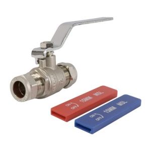 15mm Lever Ball Valve Dual Full Bore