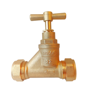 22mm British Standard Stop Tap Compression x Compression