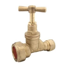 25mm MDPE x 22mm Stop Tap