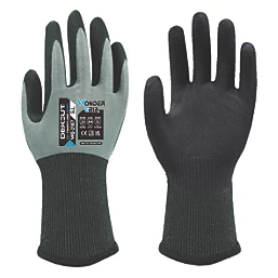 Wonder Grip Dexcut Cut-Resistant Gloves Grey Large