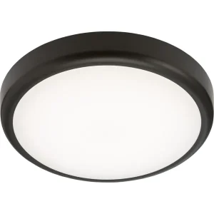 230V IP65 14W CCT Adjustable LED Bulkhead C/W Black Trim
