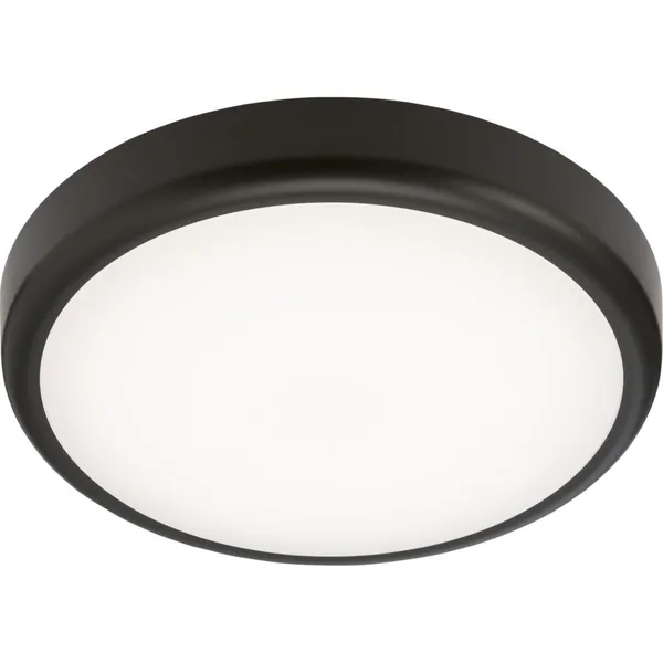 230V IP65 14W CCT Adjustable LED Bulkhead C/W Black Trim