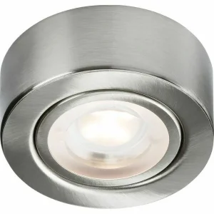 Knightsbridge 230V 2W LED Under Cabinet Light with Adjustable CCT - Brushed Chrome