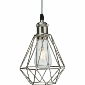 Pendant Cage - Brushed Chrome