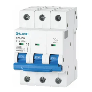 Triple Pole 63A B Curve 10kA MCB