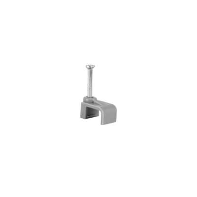 Flat Twin & Earth Cable Clips 1.5mm - Grey