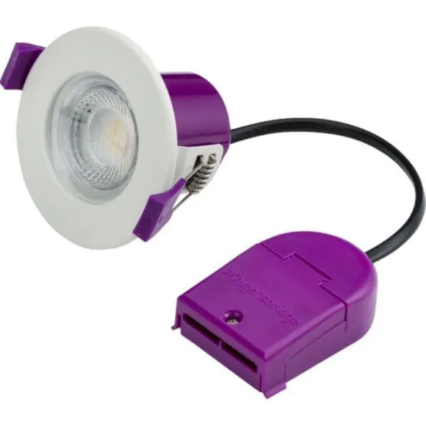 Knightsbridge 230V IP65 5W Fire-Rated CCT LED Downlight