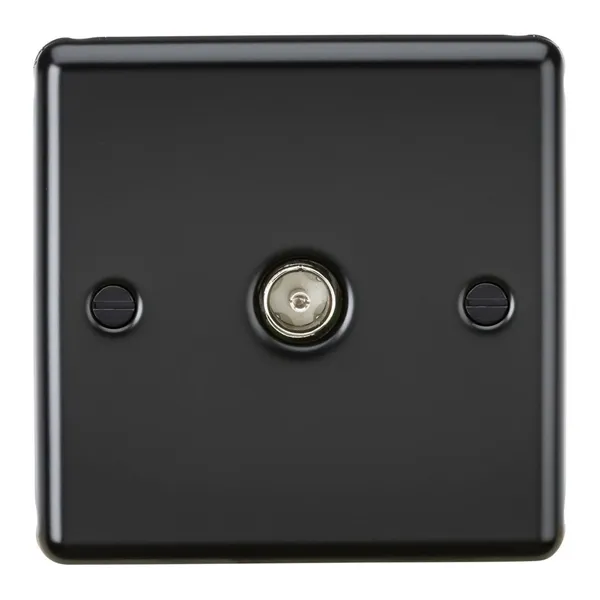 TV Outlet (Non-Isolated) - Matt Black