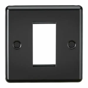Knightsbridge CL1GMB 1G Modular Faceplate - Matt Black