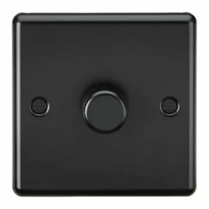 1G 2 Way 10-200W (5-150W LED) Intelligent Dimmer - Matt Black