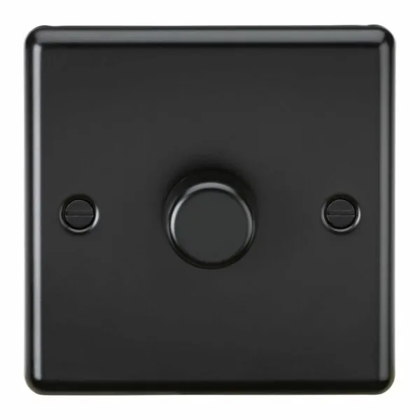 1G 2 Way 10-200W (5-150W LED) Intelligent Dimmer - Matt Black